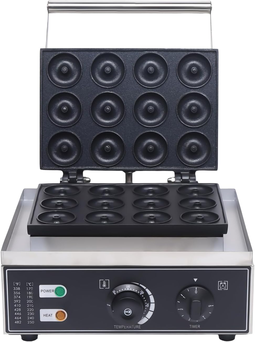 12 Compartments Electric Donut Maker Machine, Commercial Mini Donut Machine (b0dmnytnpr)