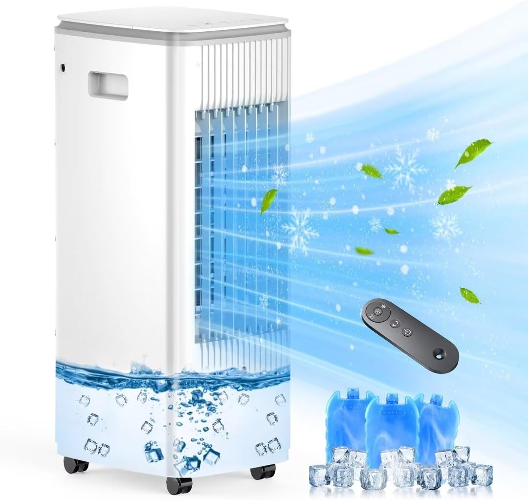 Portable Air Conditioner Ac Unit,BIESQYA Evaporative Swamp Cooling Fan with (b0dqxt9d58)